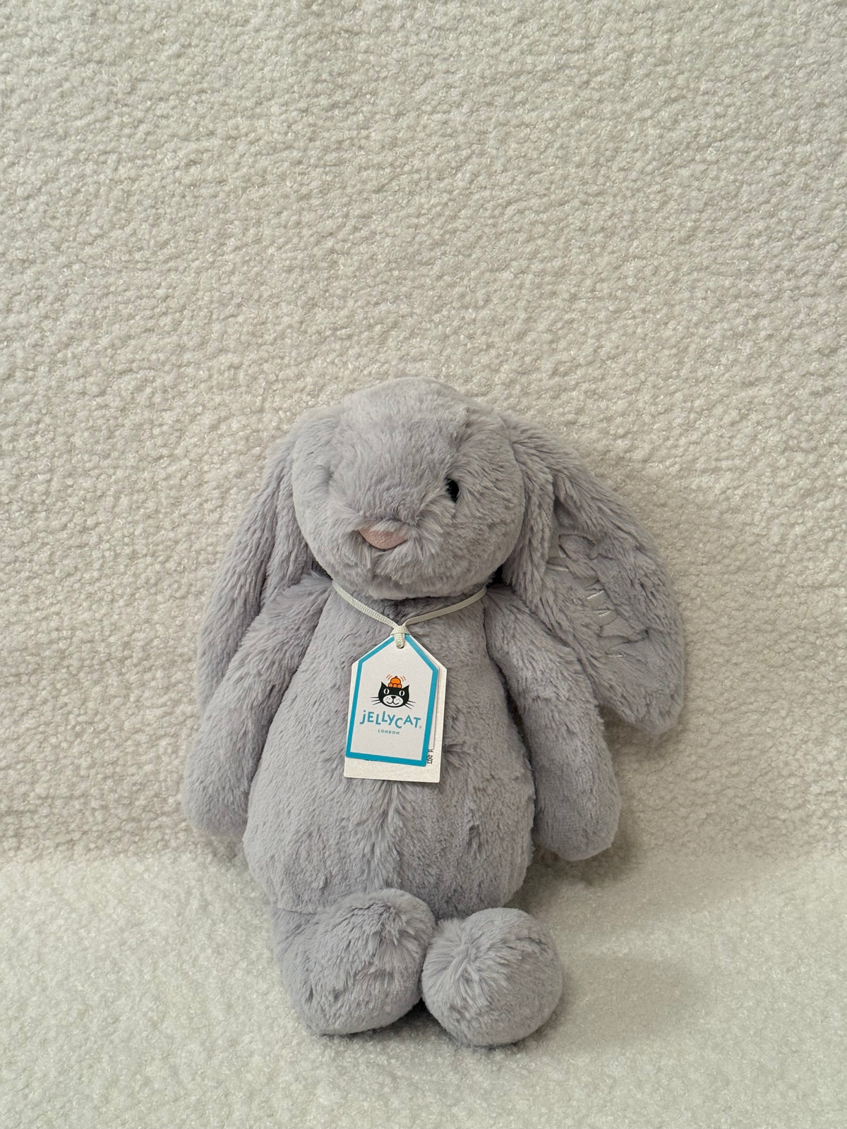 Personalised Jellycat Bashful Bunny - Silver Colour