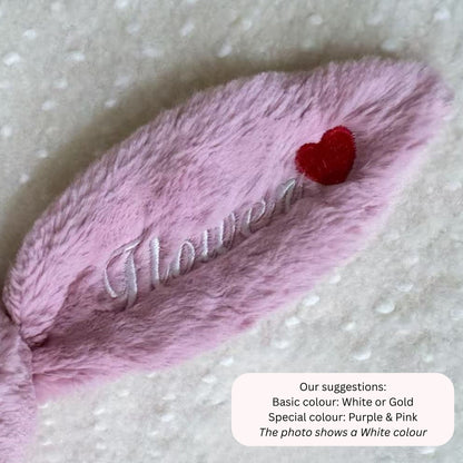Personalised Jellycat Bashful Bunny - Tulip Pink Colour