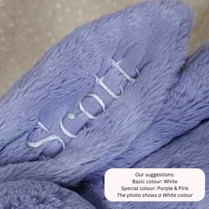 Personalised Jellycat Bashful Bunny - Viola Colour
